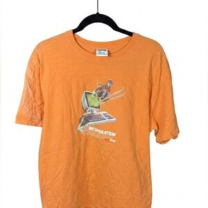Billionaire Boys Club Orange Graphic Tee- men’s XL - like new
